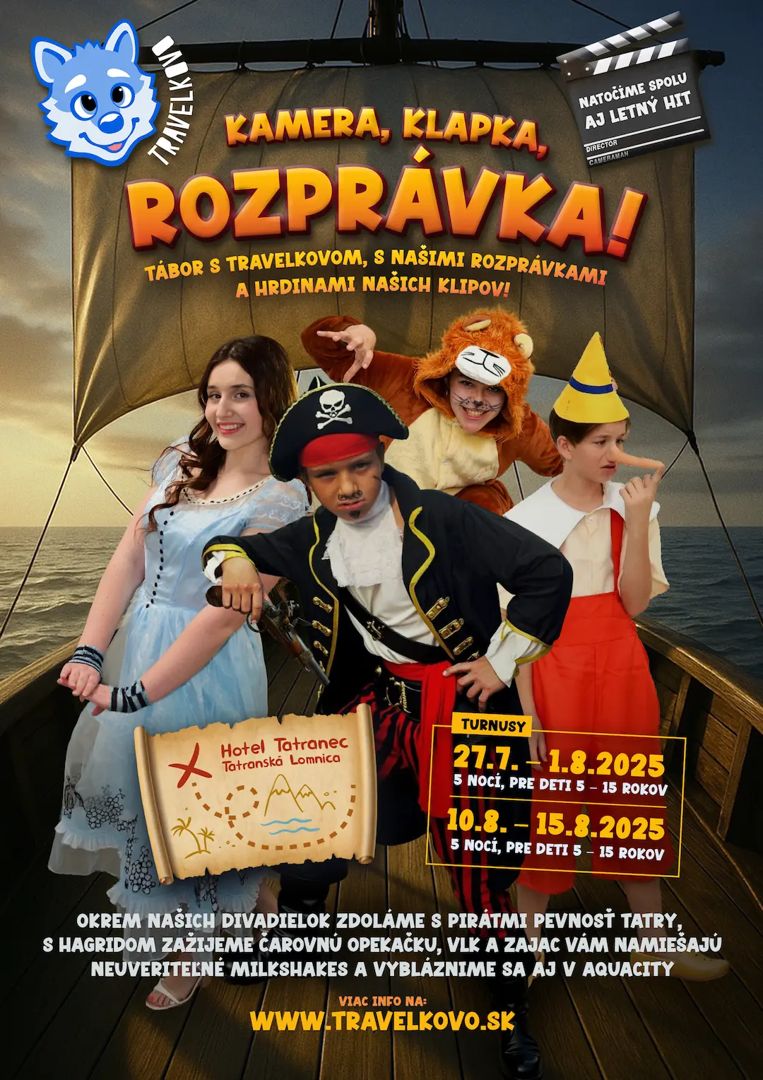 Kamera, klapka, rozprávka - plagát