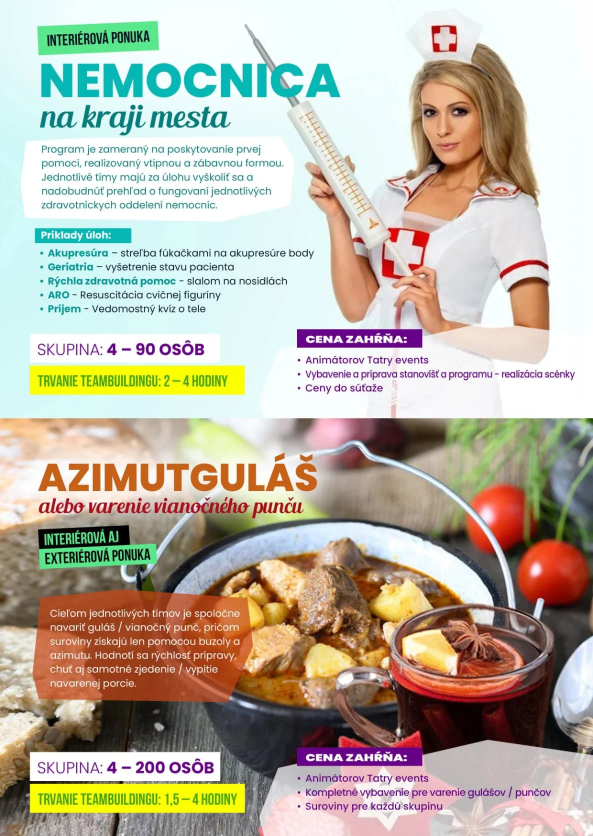 Katalóg teambuildingových aktivít