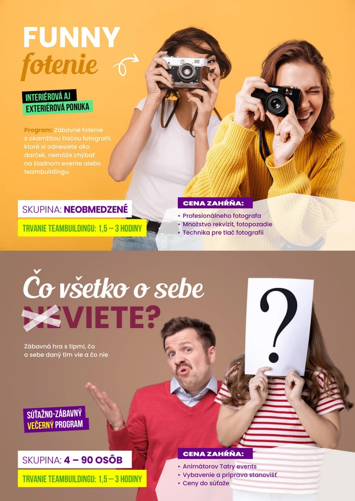 Katalóg teambuildingových aktivít