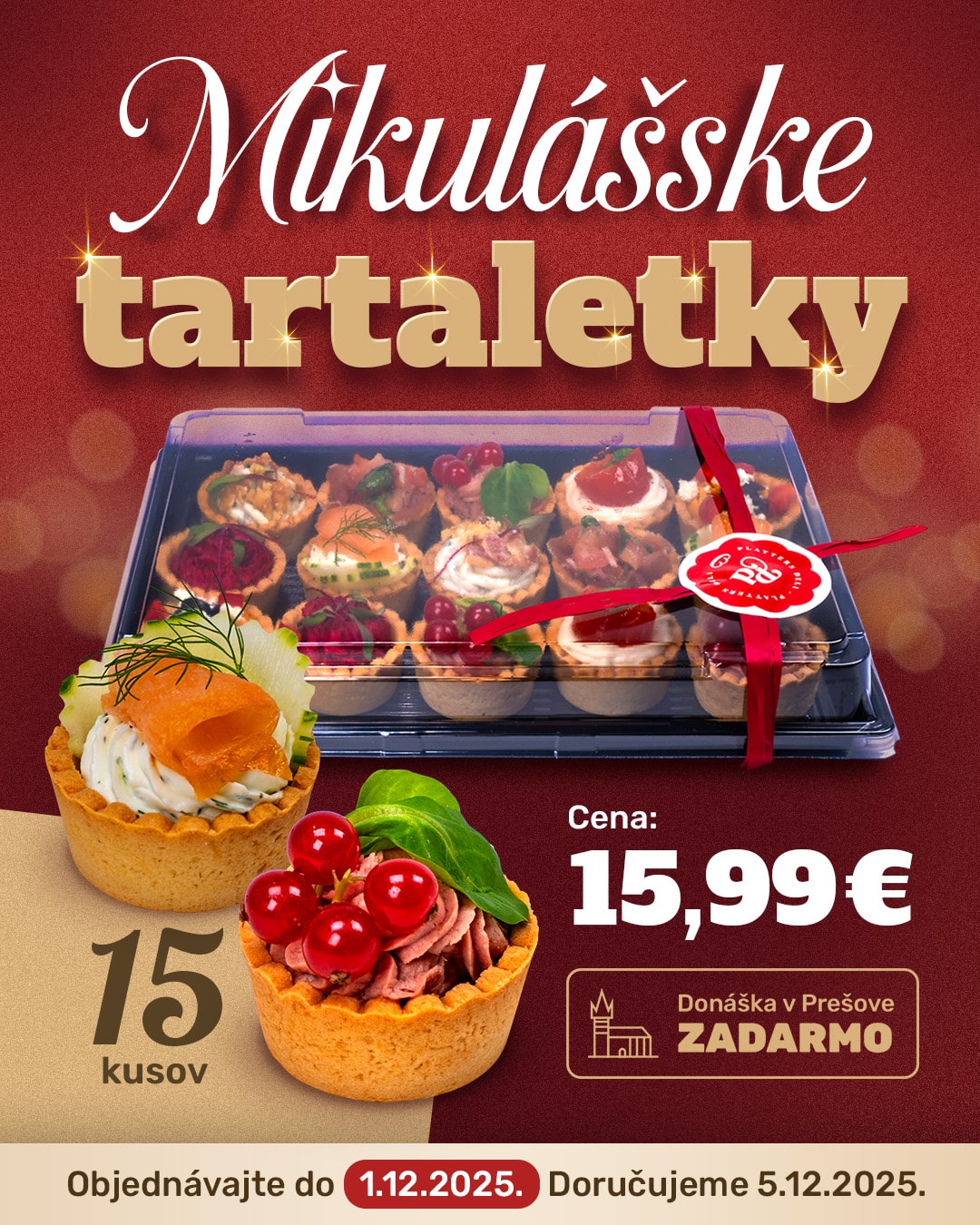 Mikulášske tartaletky Platters Deli